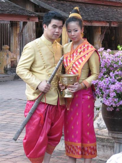 Und da war grad zufaellig ein Fotoshooting in Nationaltracht