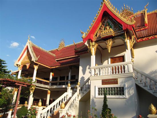 Hier wohnen die Moenche aus dem Wat Si Saket