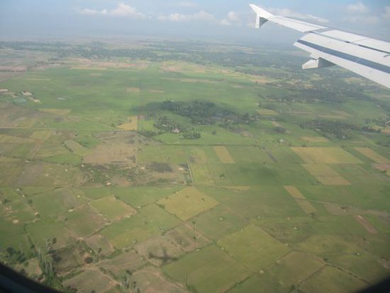 Landeanflug auf Kambodscha