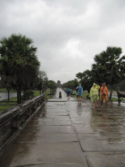 Angkor im Regen