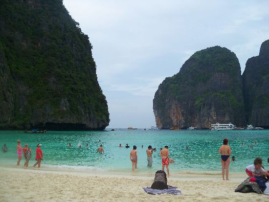 da warn schon wenig Touris da, aber das is er, DER Strand