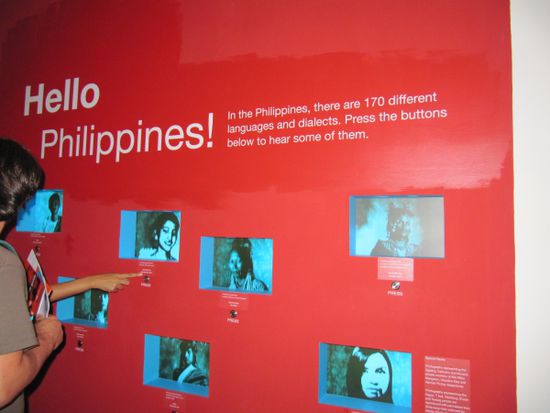 Sonderausstellung ueber die Philippinen