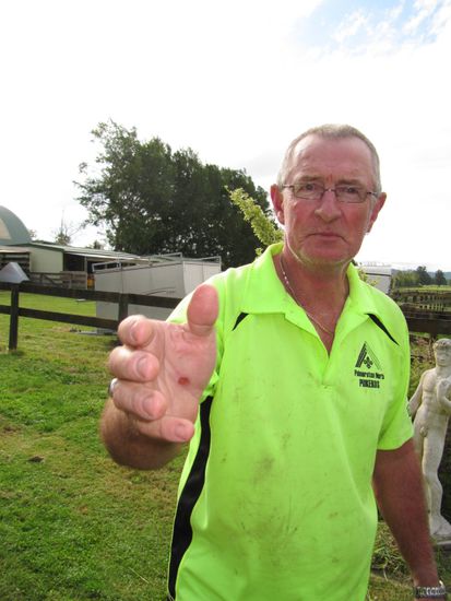 Puke will 10 Dollar fuer das Foto 