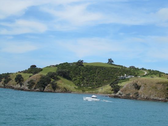 Waiheke in Sicht