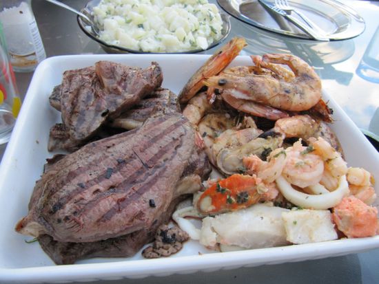 aber super lecker BBQ
