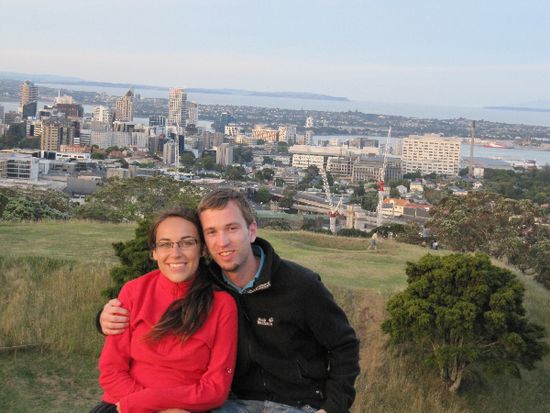 wir 2 am Mount Eden