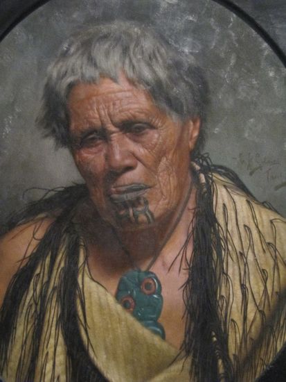 typisches Maori Tattoo