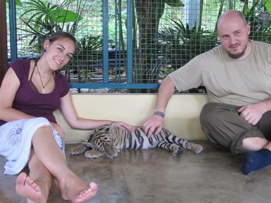 15 min durften wir mit den Kleinen "spielen"