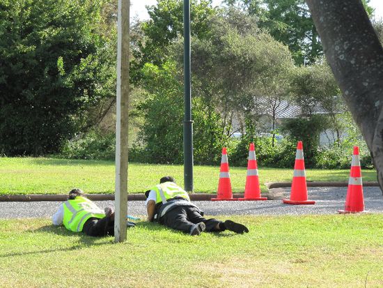 so stell ich mir Securityleute vor