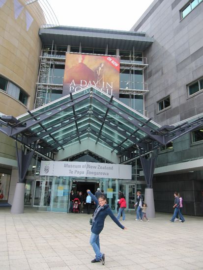 Vom Winde verweht vorm Te Papa