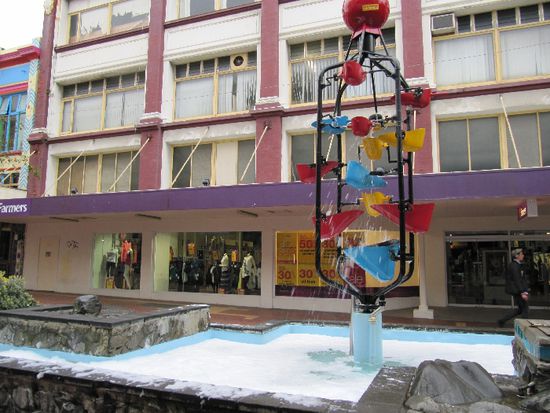 Schaum im Brunnen? Das gibts auch nur in Neuseeland