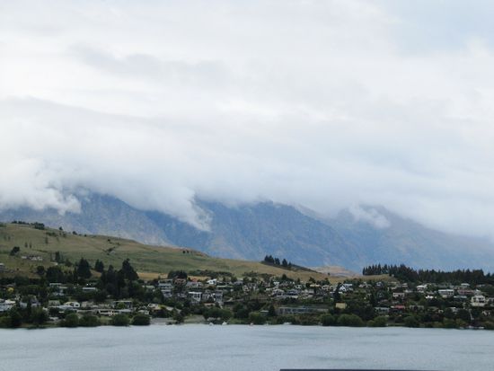 Queenstown bei Wolken