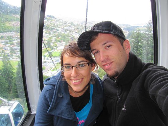 in der österreichischen Gondel