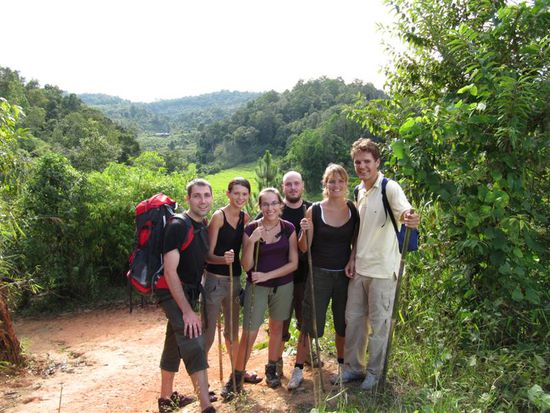 Unsere Truppe: Basili, Anjeta, ich, Daniel, Lily und Tim