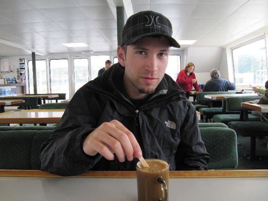 Kaffee mit Eisstaberl