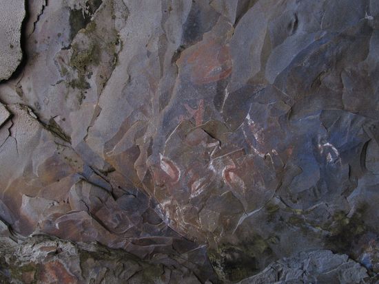 echte Höhlenmalerei