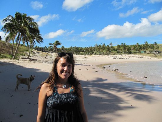 hach schön, und der sabbernde Hund mit dabei