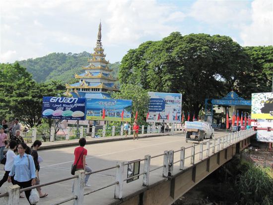 Mae Sai - Grenze zu Myanmar, noerdlichste Stadt Thailands