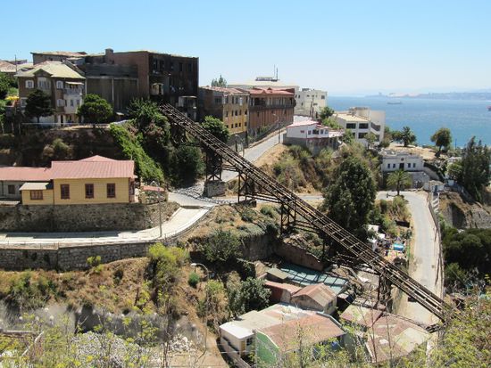 typischer ascensor = Lift in der Stadt