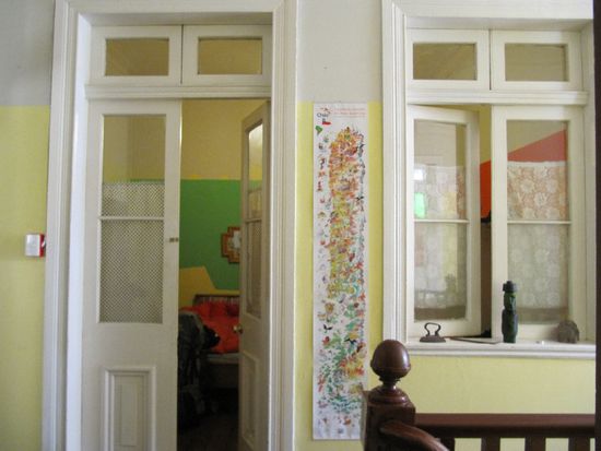 dank des Fensters konnten wir locker auch im 1. Stock in unser eigenes Zimmer einsteigen 