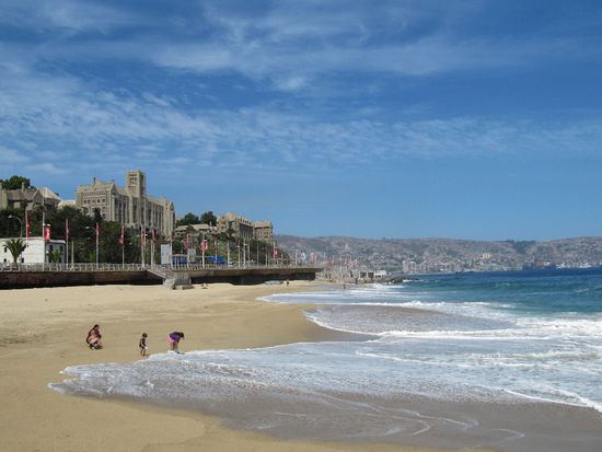 Strand von Valparaíso