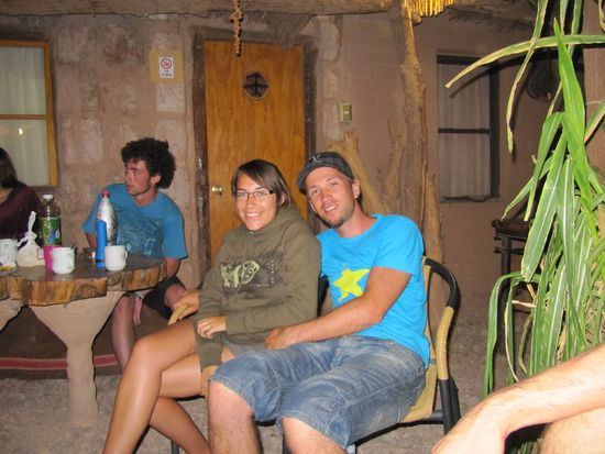 Andi und ich und links das englische Schwammerl