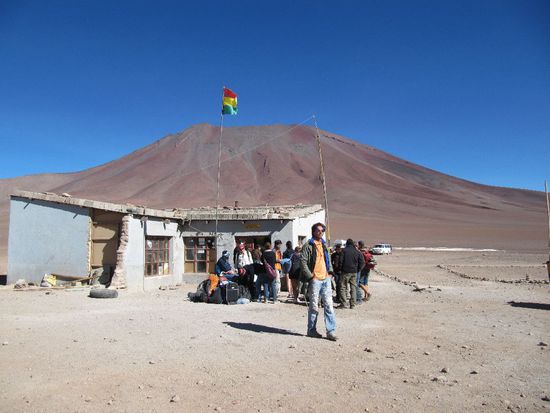 Der Grenzuebergang nach Bolivien