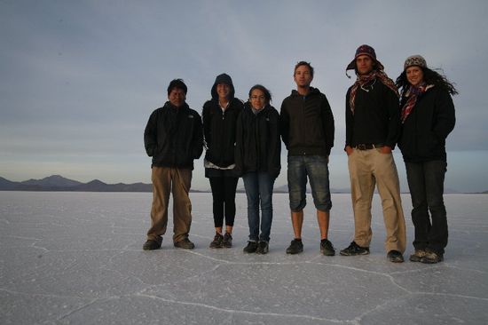 unsere Family (Lillie fotografiert): Carlos, Amanda, ich, Andi, Stuart, Chantelle