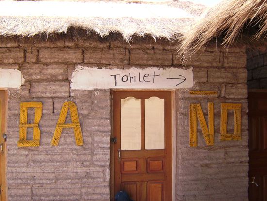 Tohilet ist mal was ganz neues 