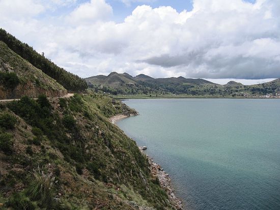 kleiner Rueckblick nach Copacabana