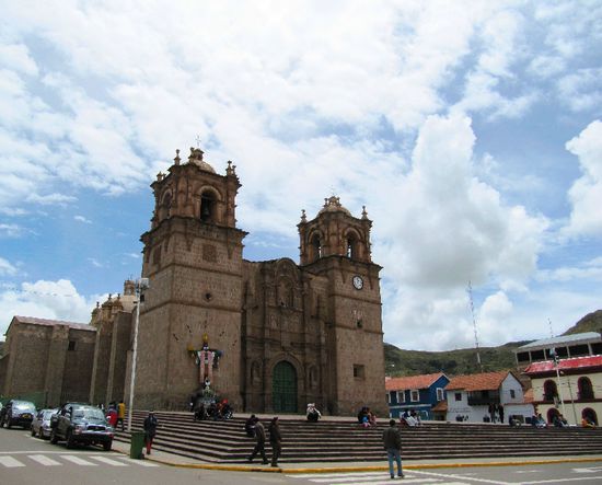 das einzige Fotos aus Puno - der Plaza de Armas