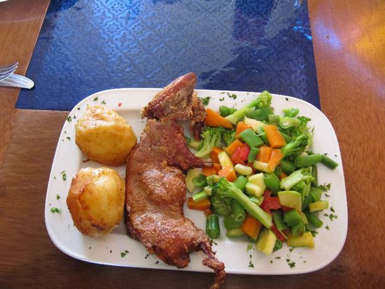 mmmh, halbes Meerschweinchen