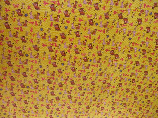 die Zimmerdecke in unserer Unterkunft 