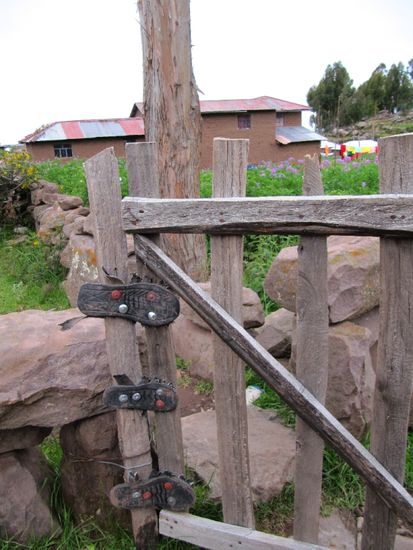 interessante Lösung, oder? Und das überall auf Taquile