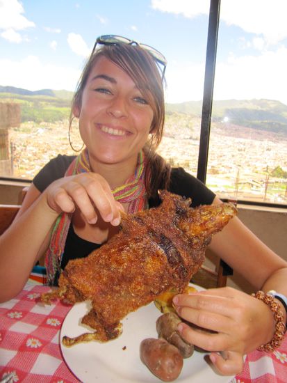 yummy - am Hintern war besonders viel Fleisch 