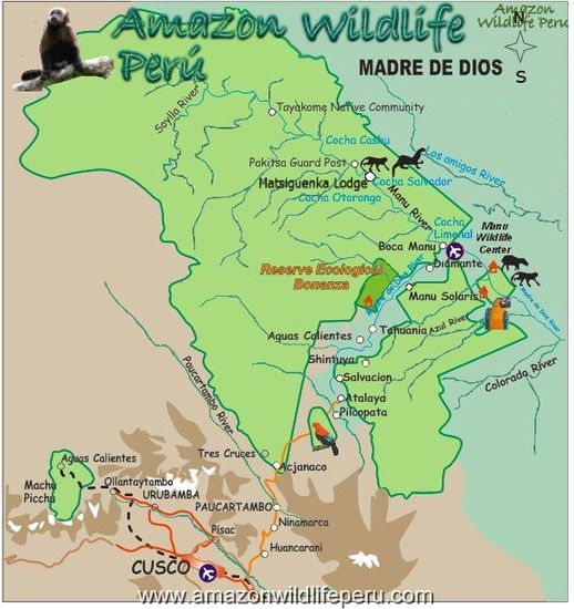 Von Cusco aus sind wir per Auto bis nach Pilcopata vorgedrungen