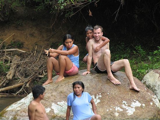 Andi wird gleich für ein Foto vereinnahmt