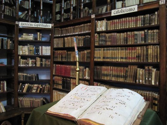 die Klosterbibliothek! Schön 