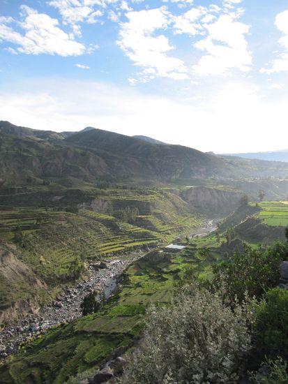 erster Eindruck vom Colca Canyon