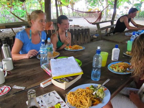 volle Begeisterung...schon wieder Nudeln