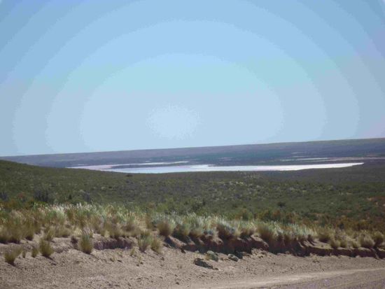 Einer der beiden Salzseen