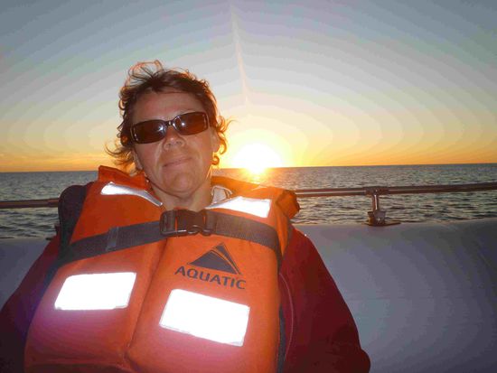 Wir hatten noch dazu das Glück einen traumhaften Sonnenuntergang zu erleben