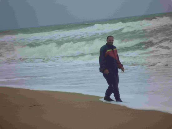 Heute ist es sogar Arno zu kalt zum Baden