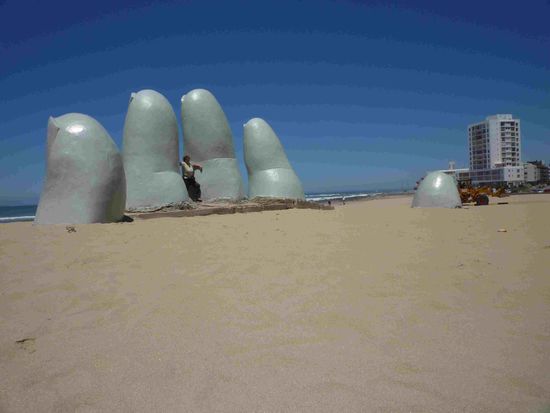 Das Wahrzeichen von Punta del Este