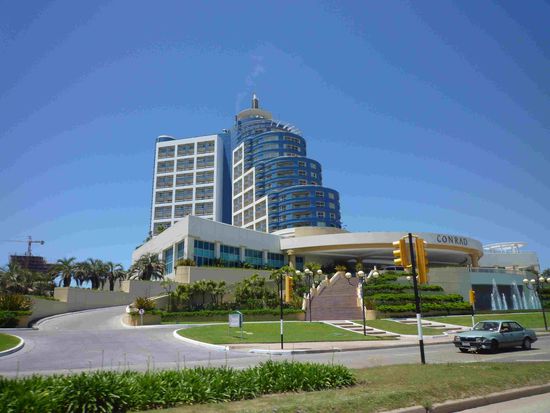 Eines der vielen Luxushotels