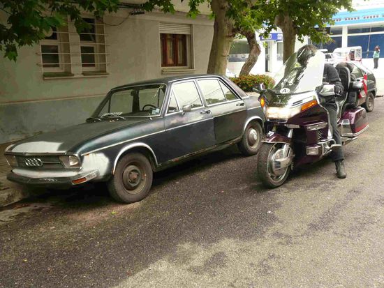 Der beschriebene Audi