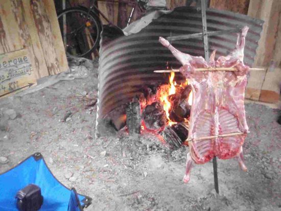 Asado da Palo - Lamm am Spieß