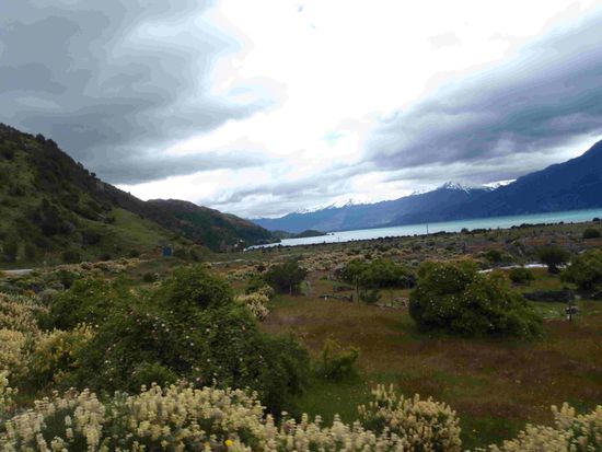 Blick auf die Gletscher