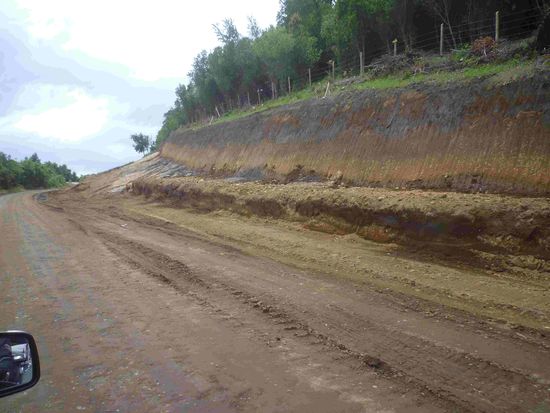 Die Erdpiste war nicht so nett