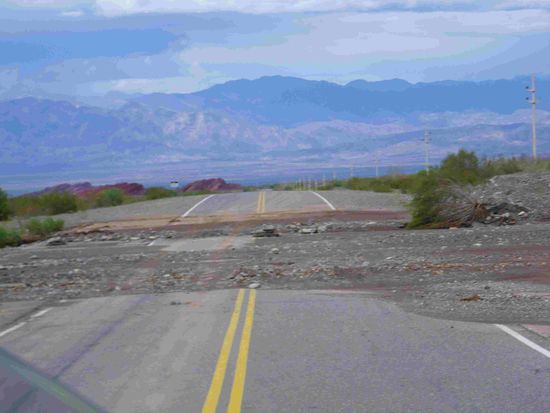 Geroell auf der Strasse